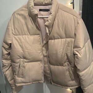 Tan Puffer Jacket